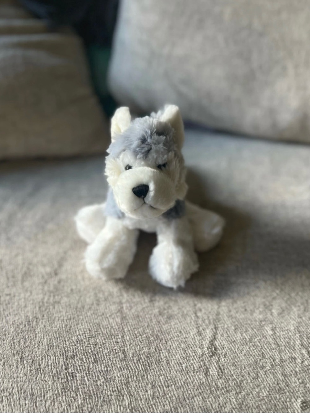 Ganz Webkinz Husky Plush Dog Gray White Stuffed Animal HM120 No Code